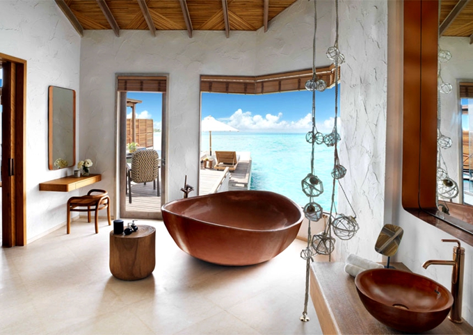 双卧室日出/日落水上别墅-Two Bedroom Water Sunrise/Sunset Villa 房型图片及房间装修风格(斯茹芬富士岛 Sirru Fen Fushi)海岛马尔代夫 